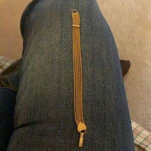 KEEP Collective Gold Bracelet with heart detail